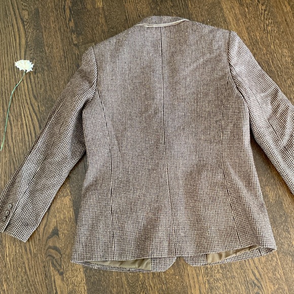 Vintage Houndstooth Blazer. Size 14. Classic Fashions Sold by Sears, Roebuck Co. - Picture 6 of 8